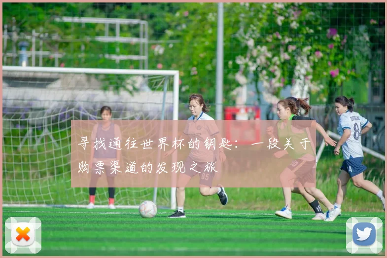 寻找通往世界杯的钥匙：一段关于购票渠道的发现之旅
