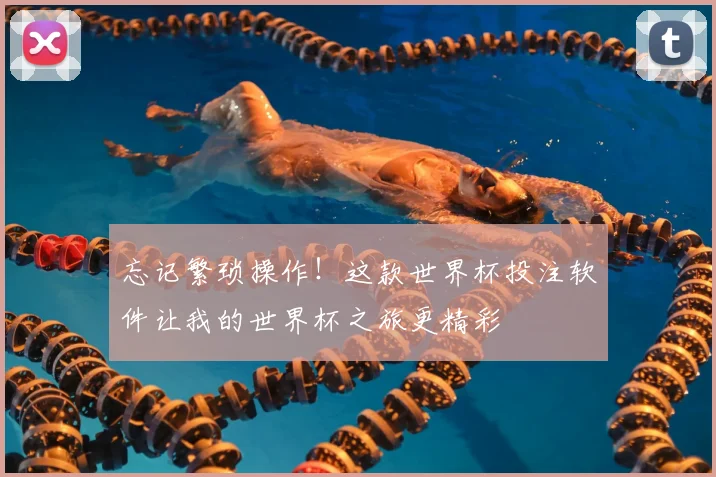 忘记繁琐操作!这款世界杯投注软件让我的世界杯之旅更精彩