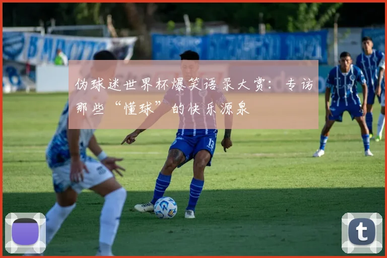 伪球迷世界杯爆笑语录大赏:专访那些“懂球”的快乐源泉