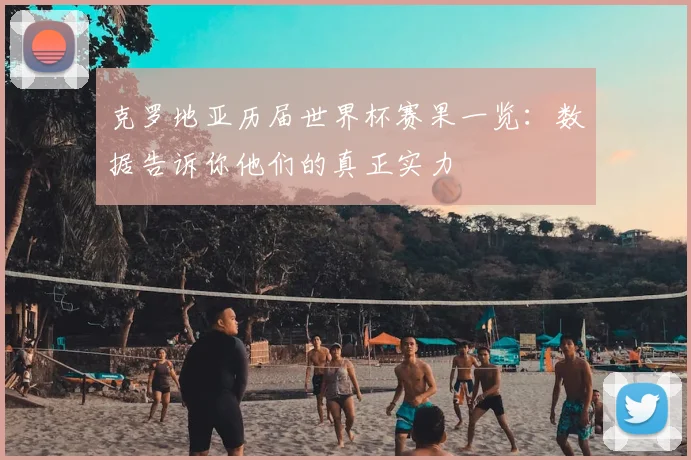 克罗地亚历届世界杯赛果一览:数据告诉你他们的真正实力